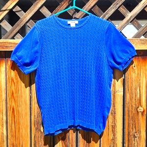 ⭐️Alia Blue Knit Tee